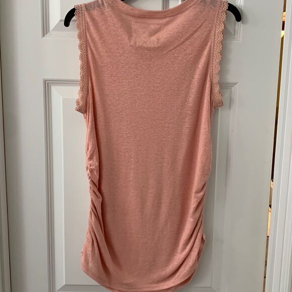 Cupio Size Medium sleeveless top in coral - Picture 3 of 11